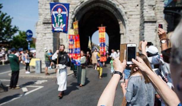 The Canterbury Medieval Pageant usually attracts crowds Picture: Matt Wilson
