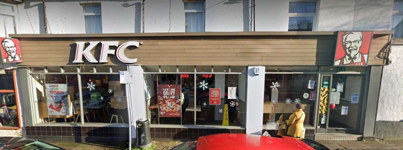 They ordered it from the KFC in Gillingham. Picture: Google