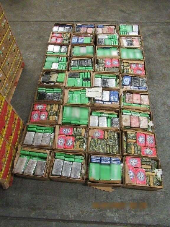 Cocaine worth £76 million found in container at Southampton port (Home Office/PA)