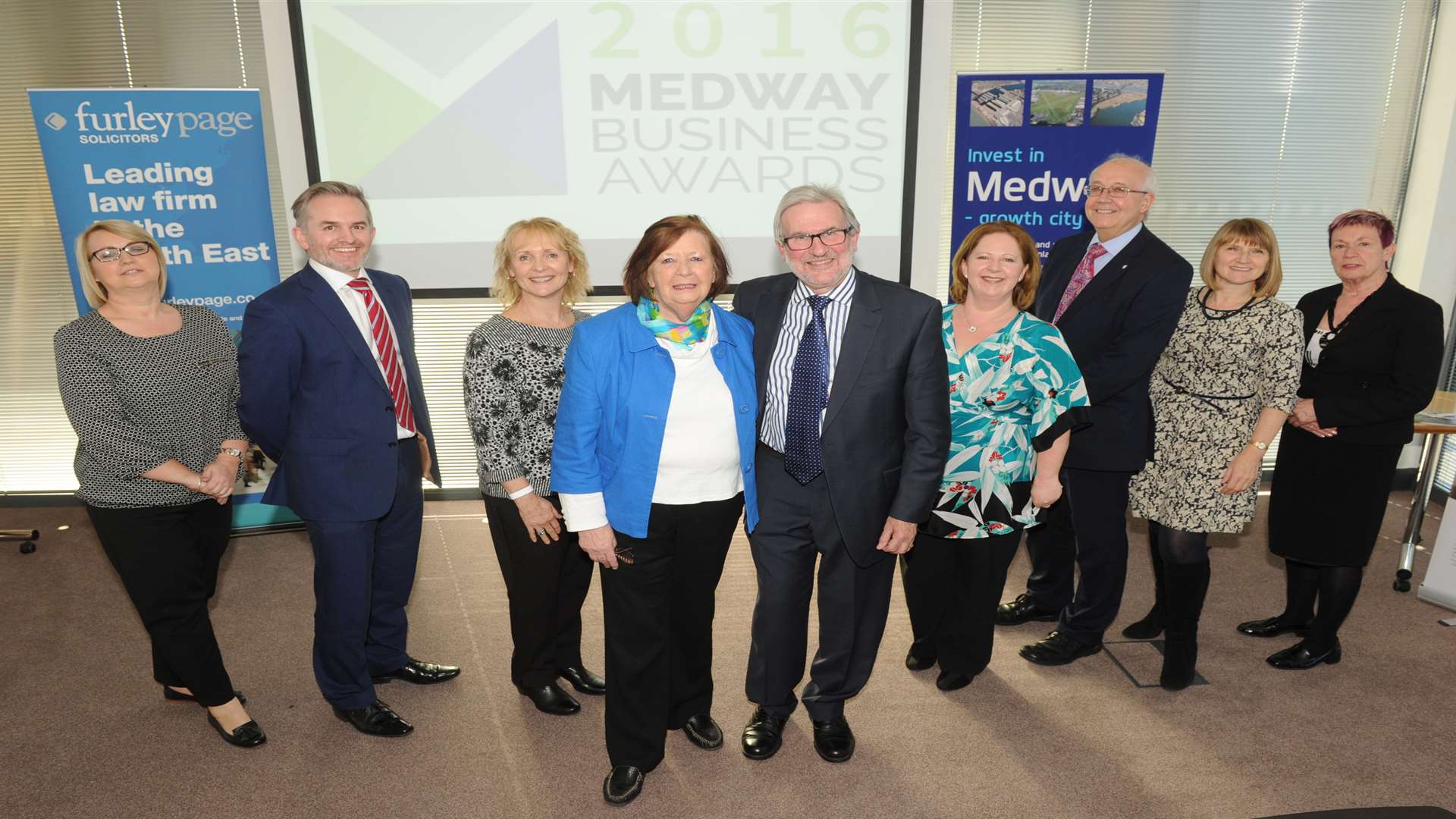 Sponsors of organisers for this year's Medway Business Awards