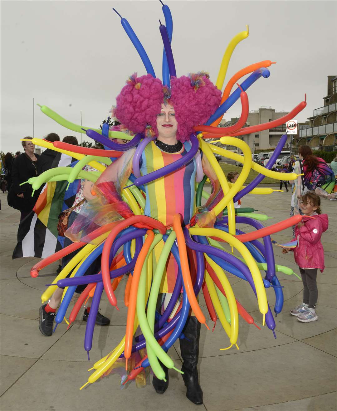 Dolly Poppers at Folkestone Pride 2019. Picture: Paul Amos