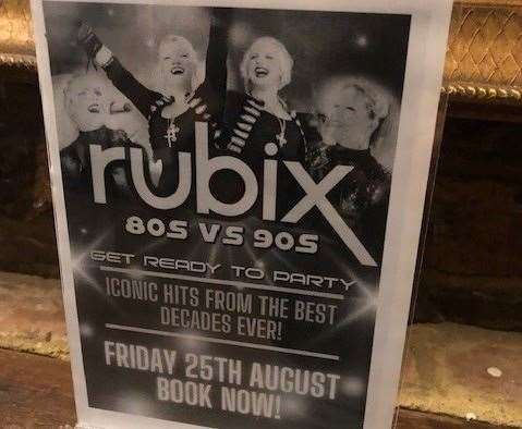 There is an 80s versus 90s night called Rubix planned for Friday August 25