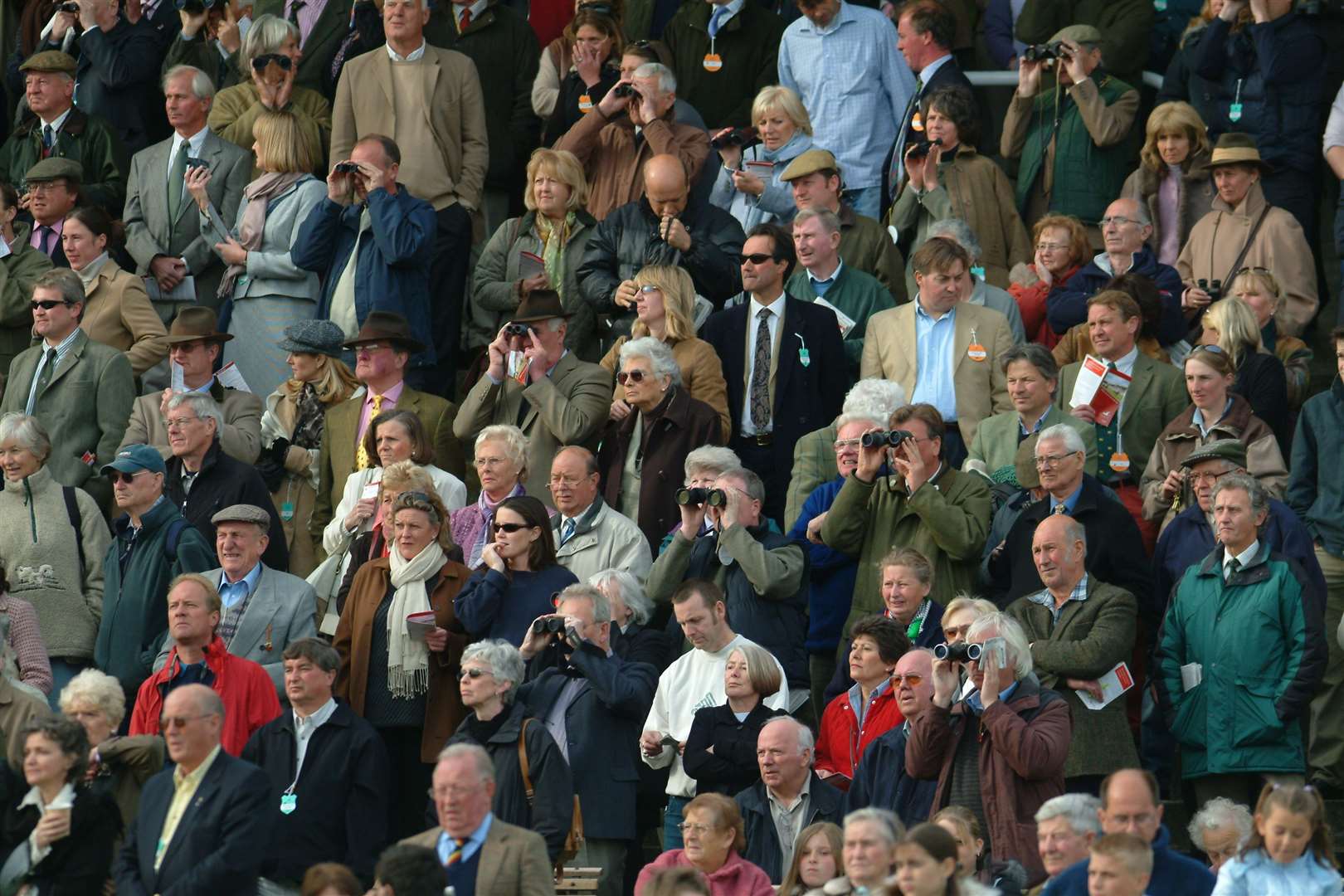 A big crowd enjoying the action in May 2005