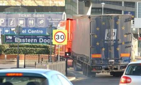 Eastern Docks, Dover, where the drugs were seized. File picture