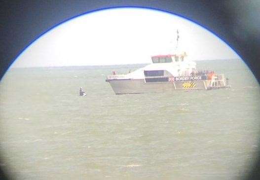 This was spotted off the coast of Kingsdown