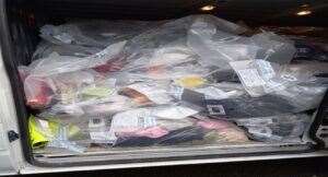Items filling 168 evidence bags were seized during the joint operation. Picture: Kent County Council
