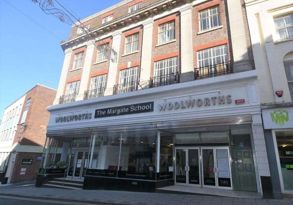 The old Woolworths store in Margate pays tribute to its heritage despite its change in use