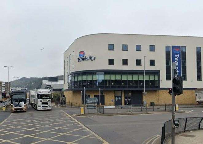The incident happened at the Travelodge in Dover. Picture: Google
