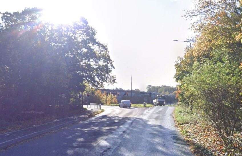 Rochester Road next to the airport will be closed for six weeks over the summer for CityFibre works. Picture: Google Street View