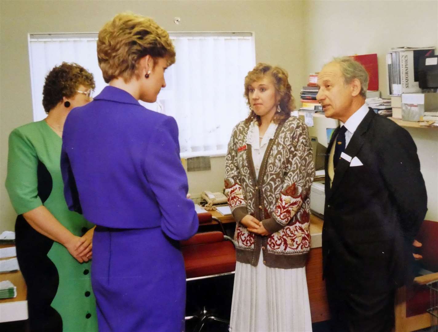 Princess Diana opens the Paula Carr Diabetes Centre in October 1992