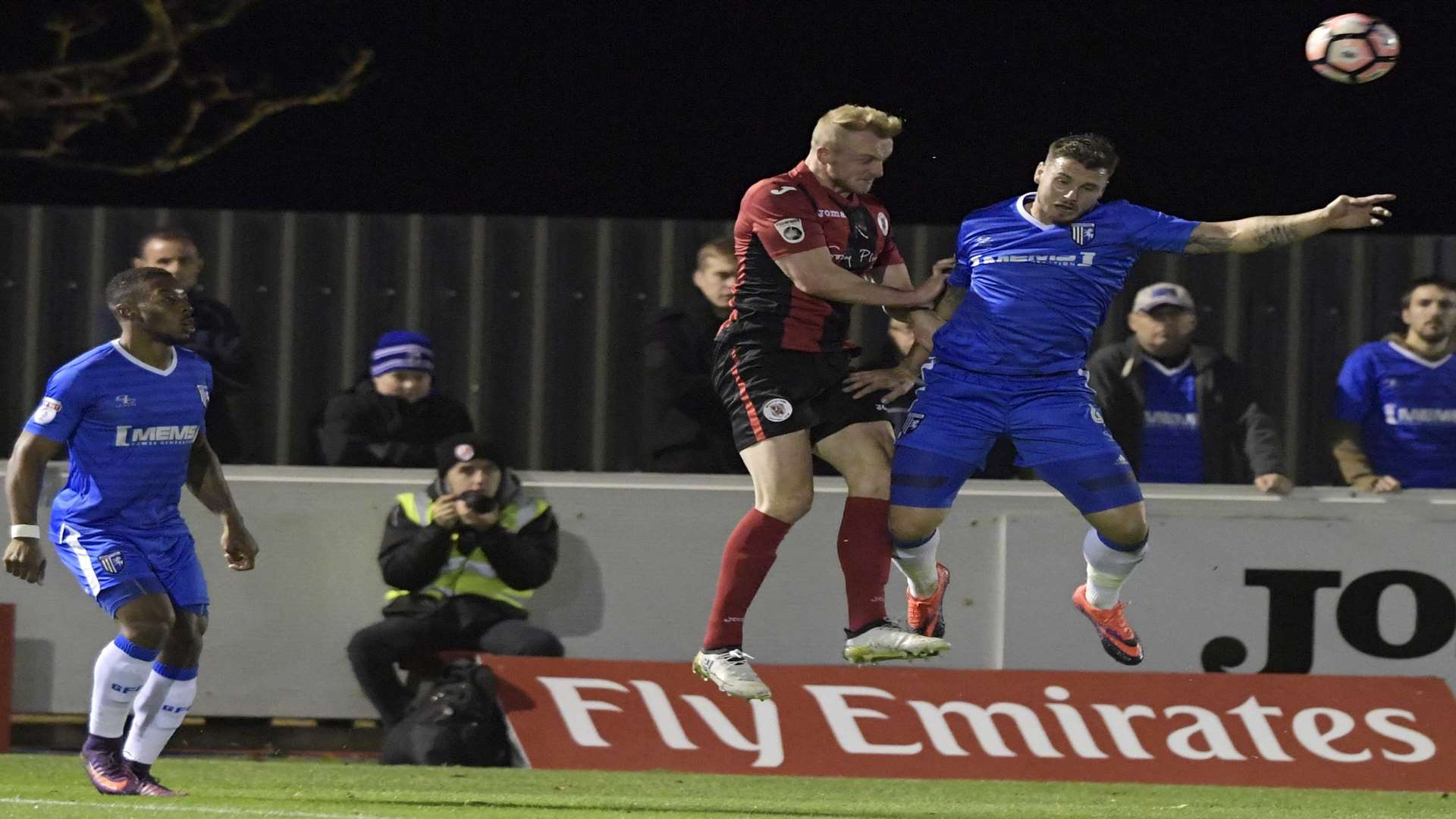 Gillingham lost at Brackley Town last season Picture: Barry Goodwin