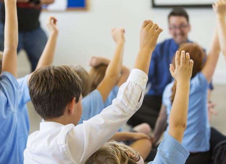 Many returned to the classroom. Stock picture