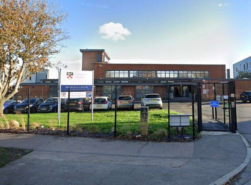 The new building at Hartsdown Academy in Margate has been shut following reports of a "structural issue". Picture: Google Maps