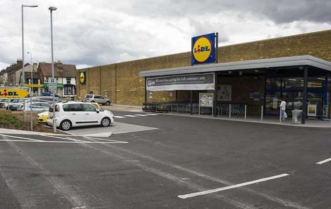 Sittingbourne's Lidl store in West Street was also targeted by Lee. Picture: Stock image