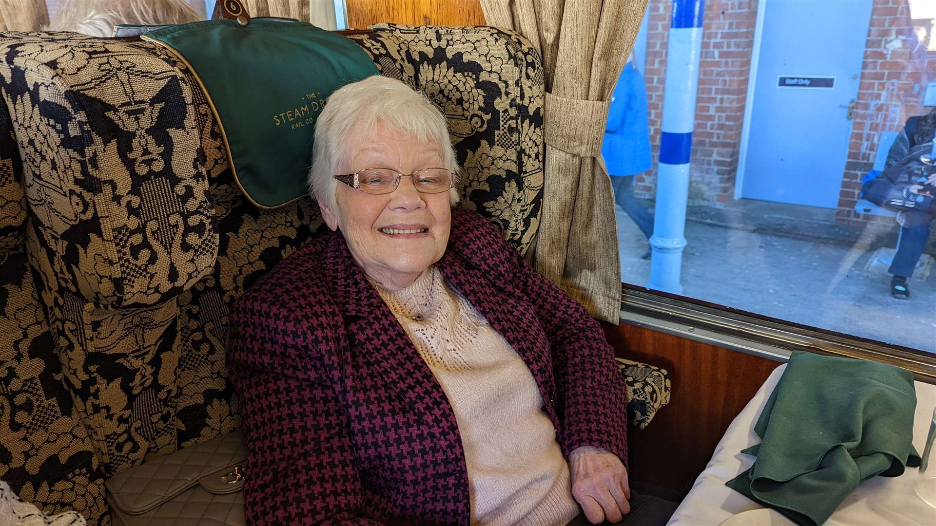 Valerie White who was evacuated by Flying Scotsman