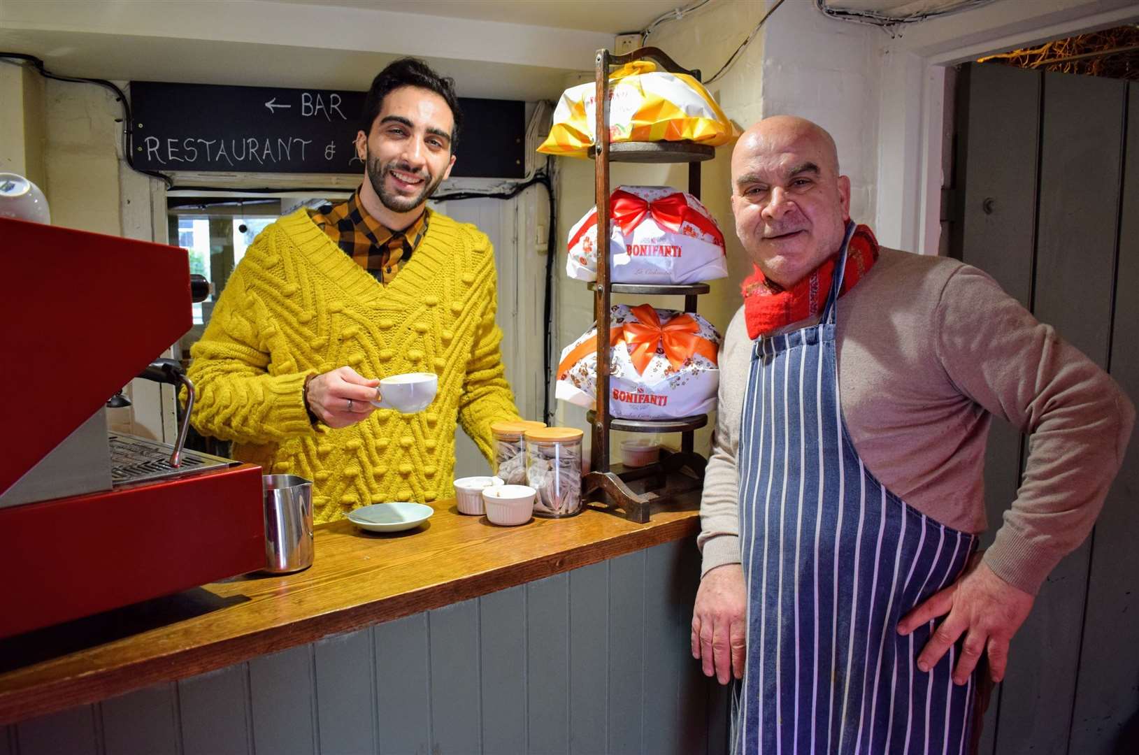 Italian father-and-son team Egidio and Giandonato Rosa took over the Shepherd Neame pub in 2017