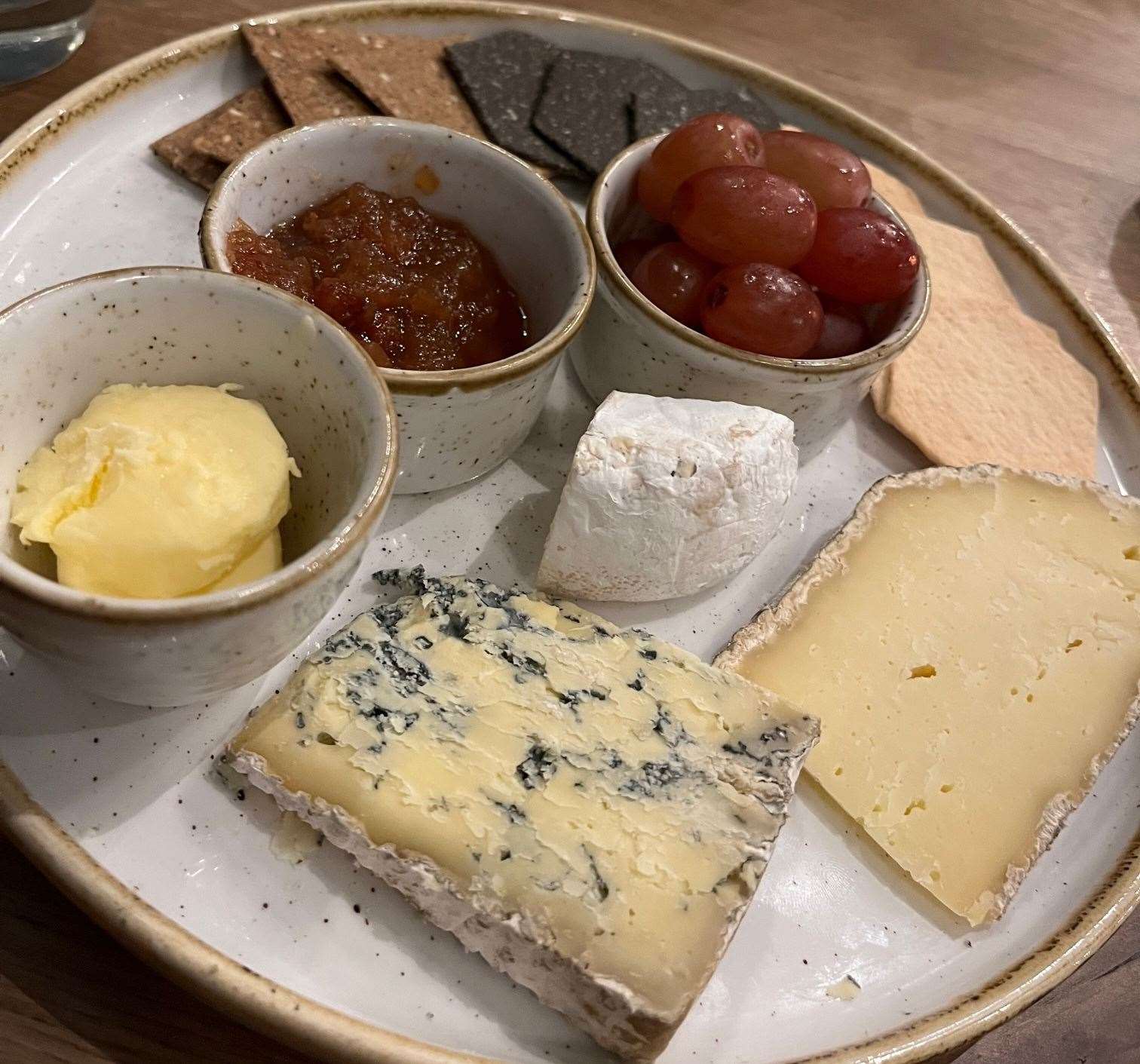 The cheese board at the Duke of Cumberland