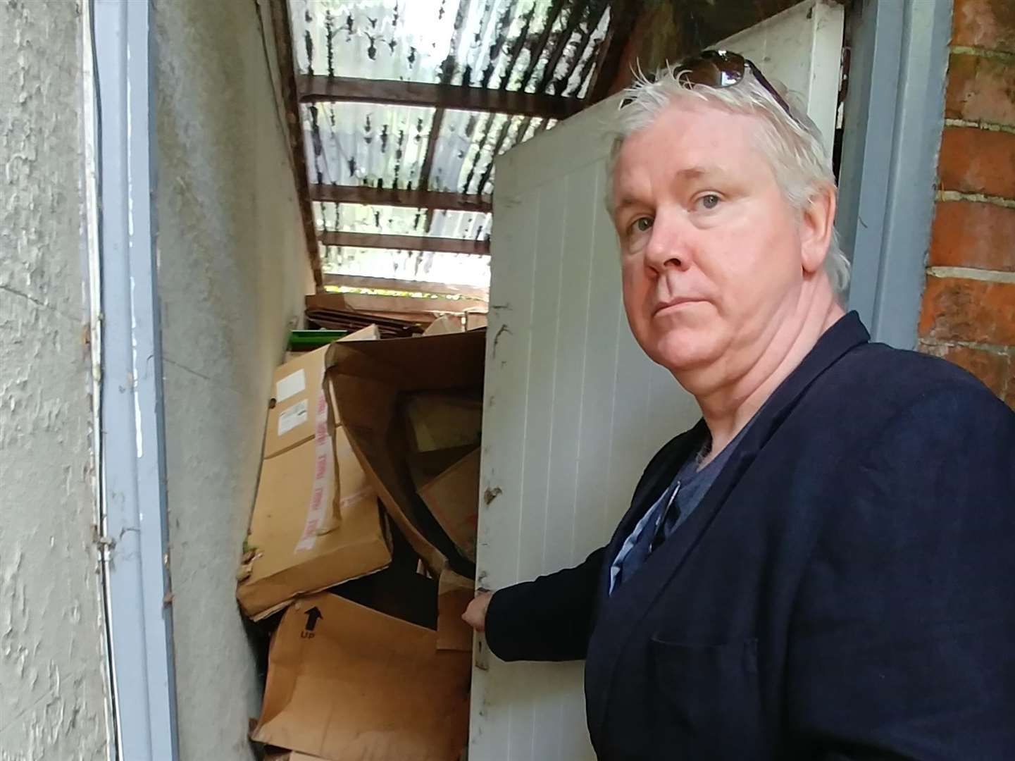 Landlord Chris Walsh claims the council will not help clear his waste
