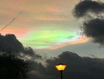 Rainbow clouds above Minster. Picture: Krystal Sheena Pearce