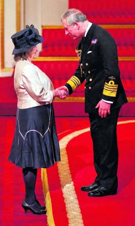 Maureen Smith receives MBE