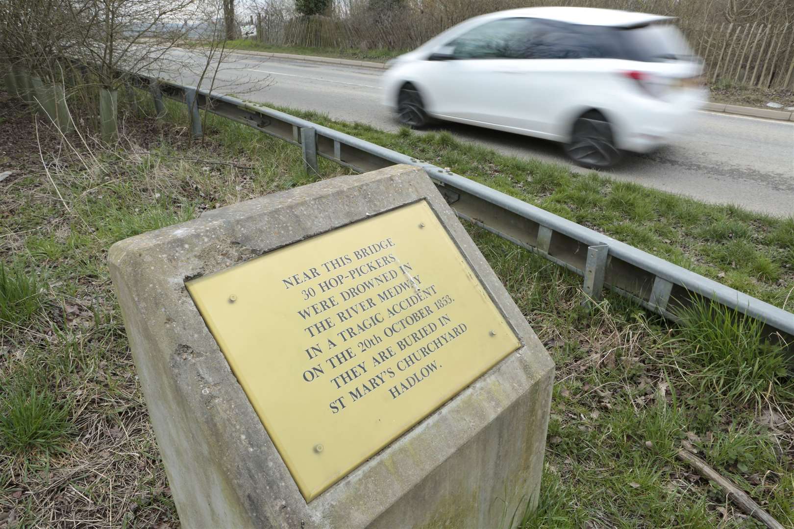 Memorial under Hartlake Bridge to those who died in the tragedy
