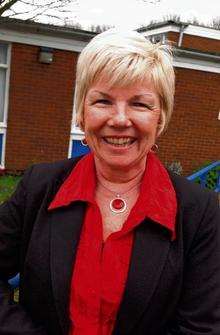 New Road School headteacher Janet Perry
