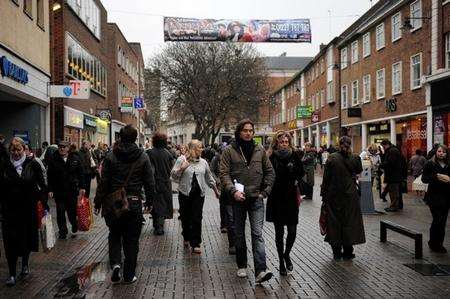 The Canterbury sales brought shoppers out in force
