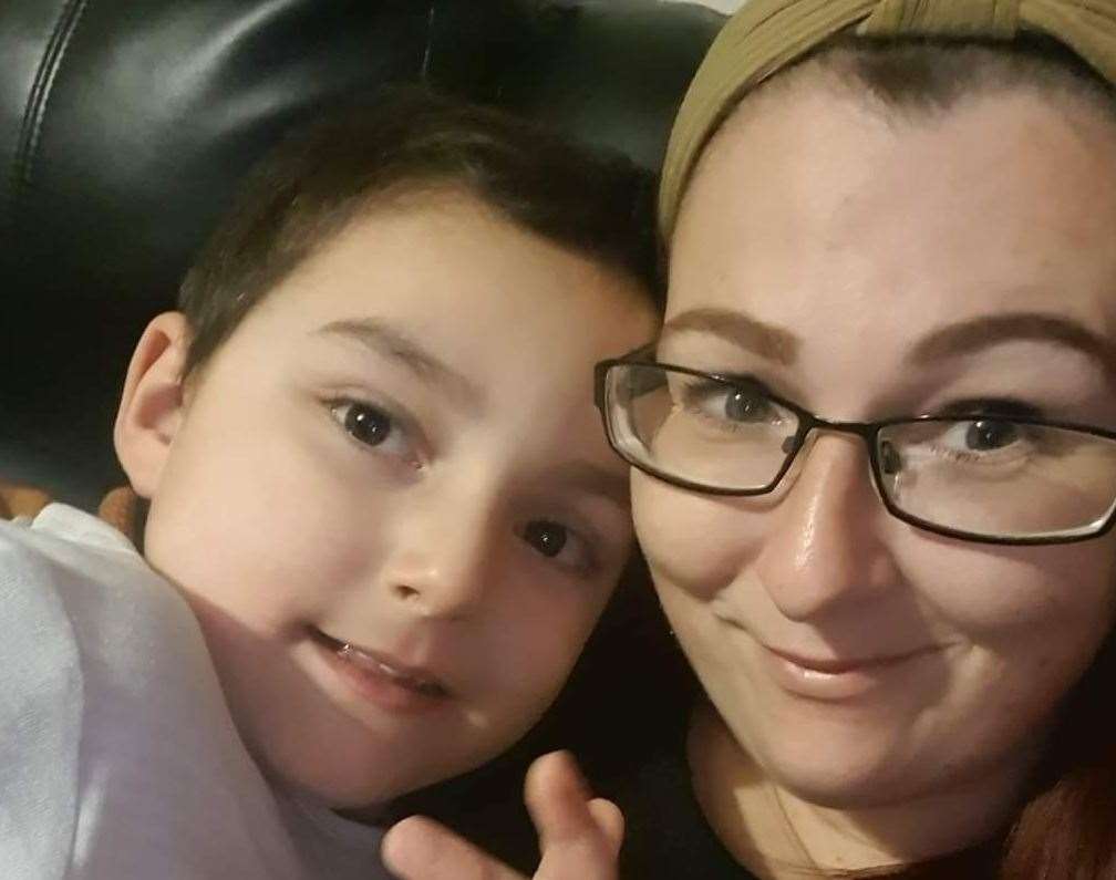 Swanscombe mum Emma Ben Moussa says her son Sami is non-verbal and struggles with change to his routine