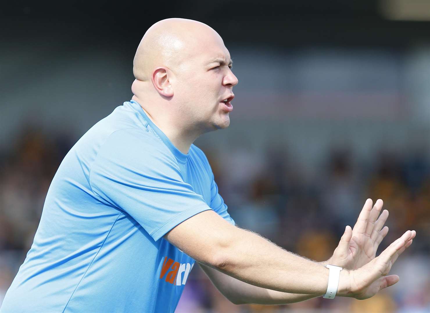 Stones assistant boss Tristan Lewis gets vocal Picture: Andy Jones