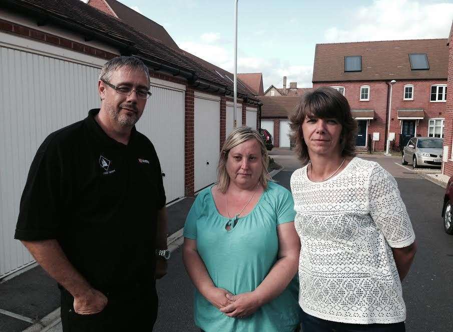 Standen Grove residents, Andy mcGowan, Tina Deleslie and Cheryl McGowan started a petition