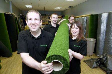 KC Carpet Warehouse in Sheerness has supplied some artificial grass to various Olympic sites in London