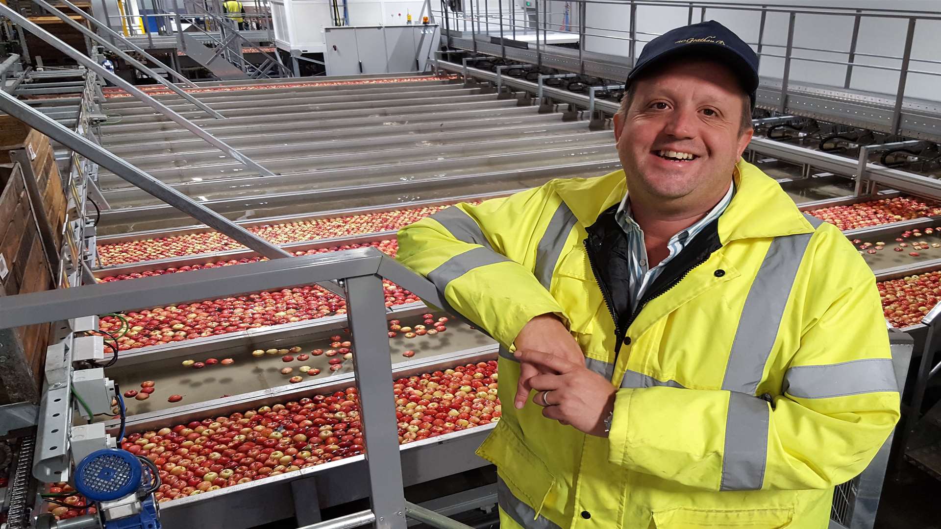 AC Goatham & Son director Ross Goatham in the new £10m packing facility
