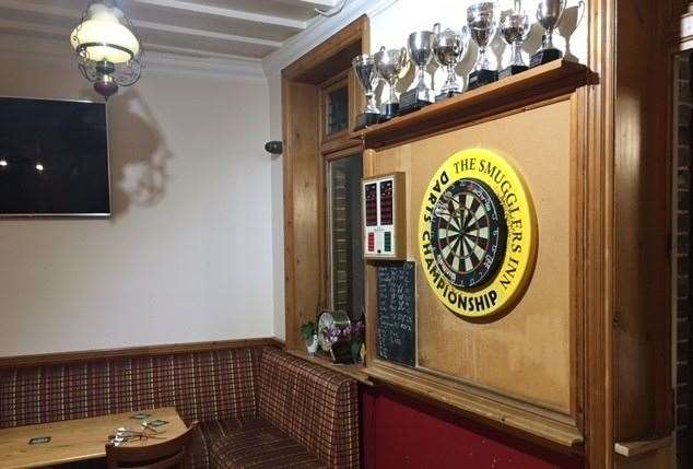 With a row of trophies above the dartboard I assume the pub has at least one decent team throwing arrows
