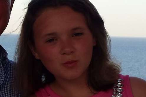 Ellie Stevens, 13, was targeted on her way home from school