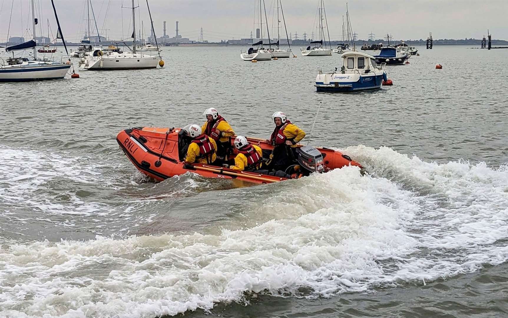 The inshore lifeboat at the Sheerness lifeboat station. Picture: Sheerness RNLI Stock