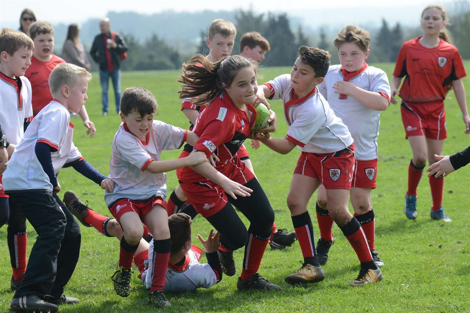 Teams clash at last weekend's community fun day