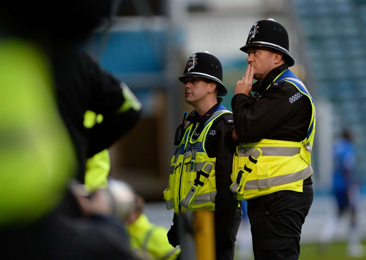 Police are investigating footage of crowd trouble at Gillingham