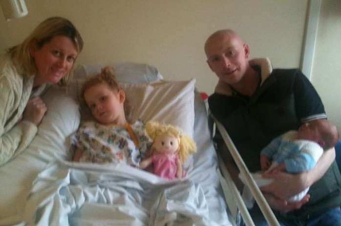 Annabelle Kember with Charmaine Kember and Lee Verney.