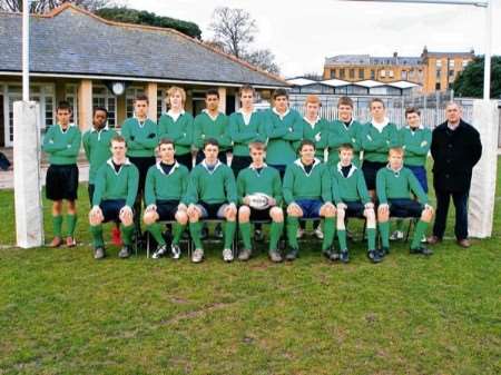 The school's successful under XV rugby squad