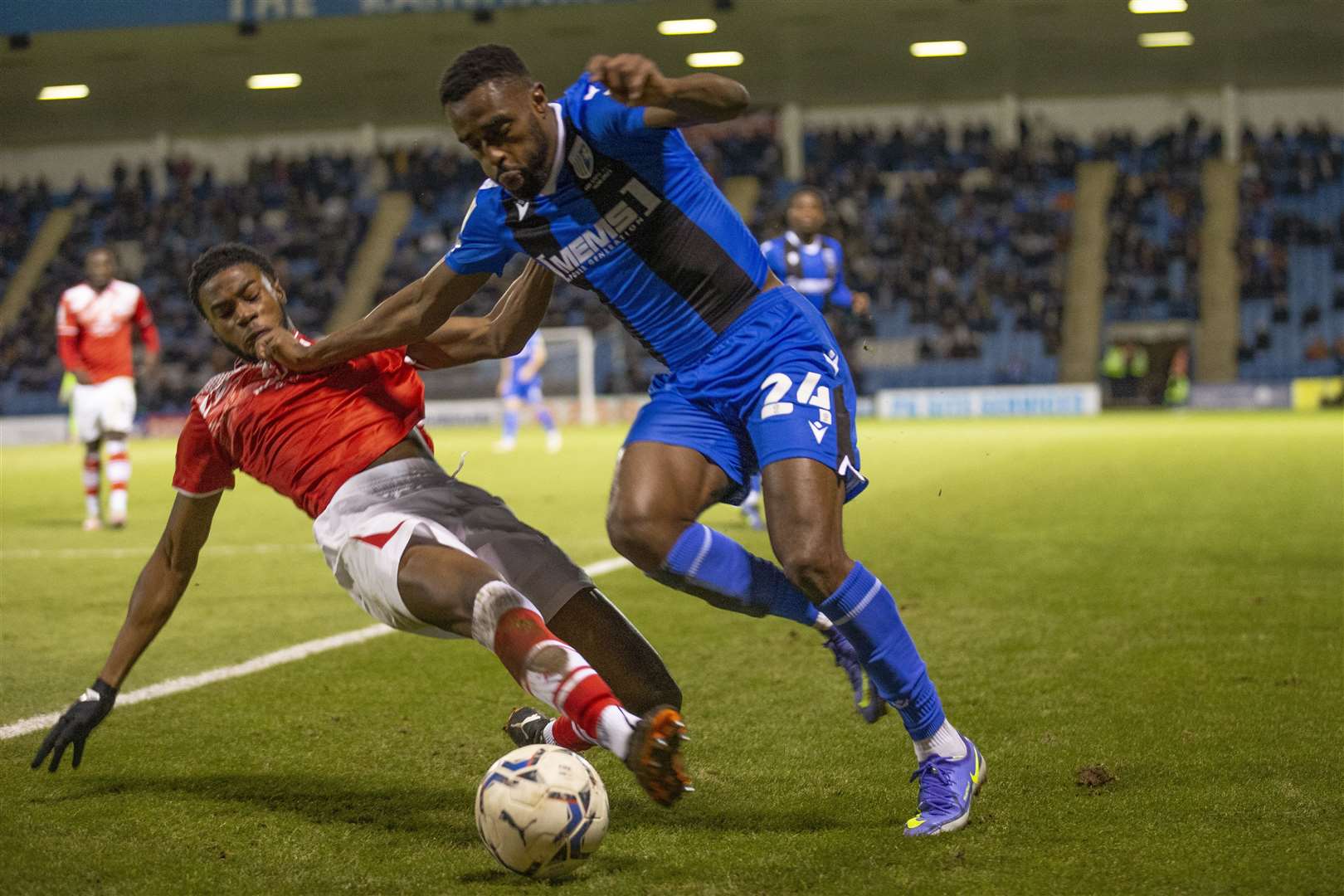 Mustapha Carayol started for the Gills against Crewe in Neil Harris' first match in charge Picture: KPI