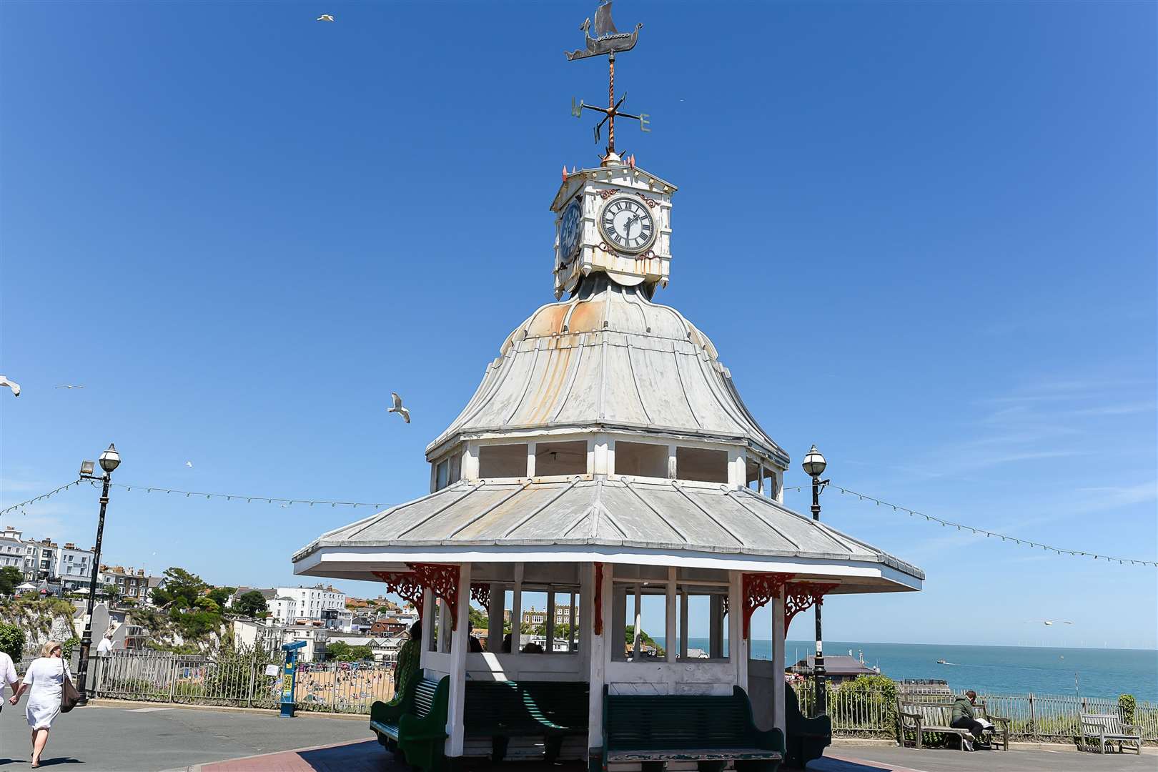 The Broadstairs clock tower in Victoria Gardens. Picture: Alan Langley