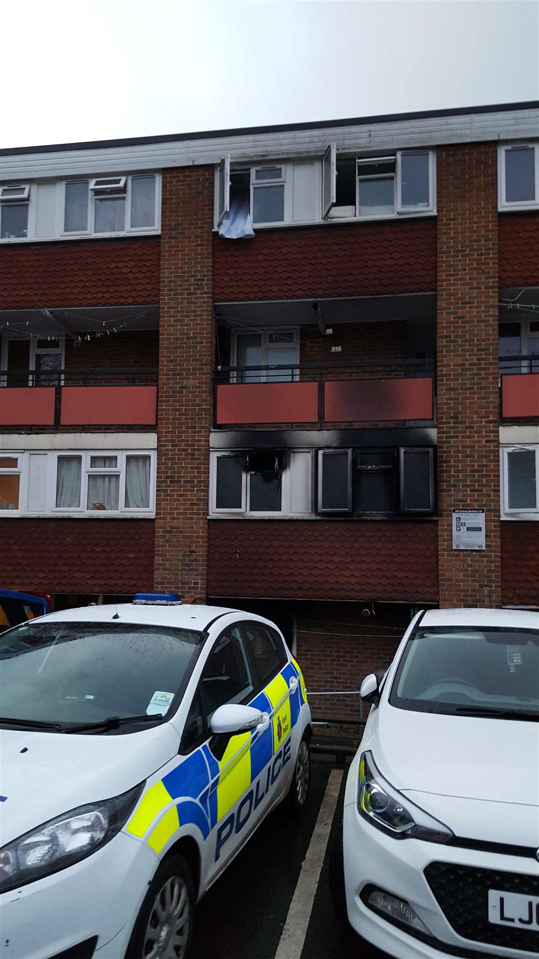 A disabled woman has died after a fire in Walshaw House, off Boxley Road