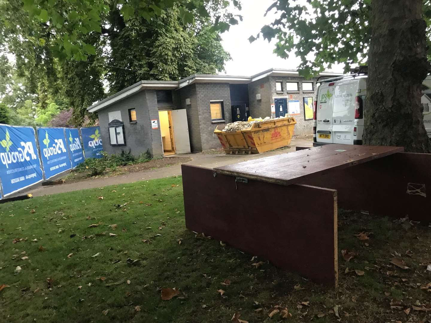 Work has started to convert the toilets