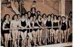 Members of Maidstone Swimming Club during the 1950s in Valenciennes France during the first twinning visit from Chatham