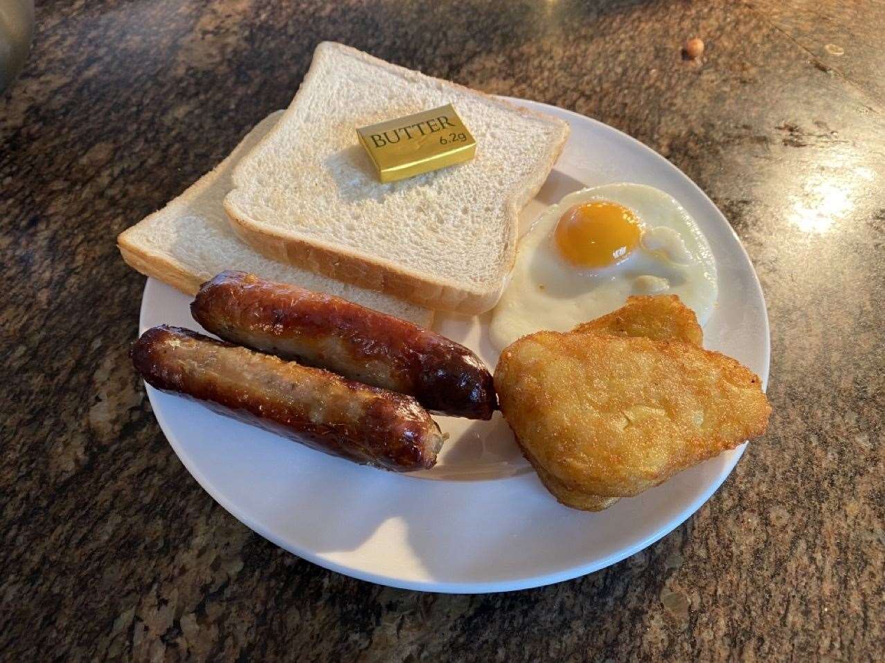 A breakfast meal was included in my reservation