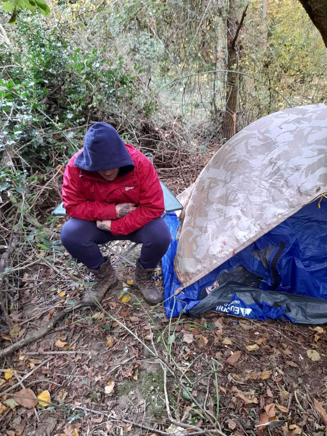 Neil is facing a winter of fear and loneliness after the attack on his tent