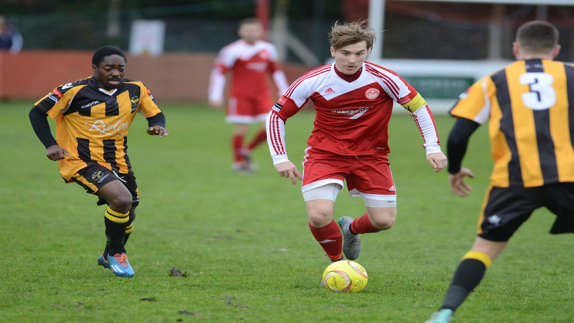 James Morrish in action for Hythe last season Picture: Gary Browne