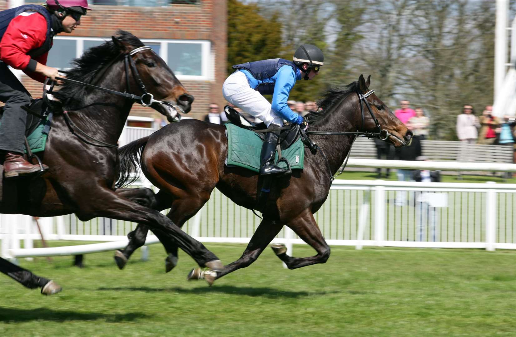 'Stone of Folca' ridden by William Carson – grandson of Willy Carson – in April 2010