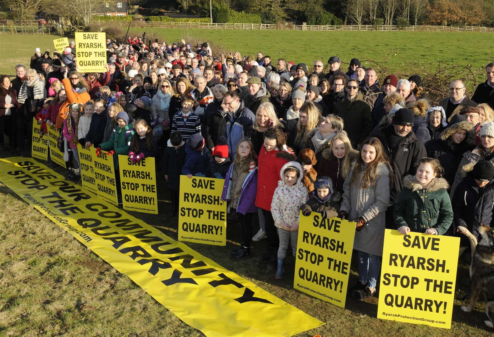 Residents have rallied against the proposals