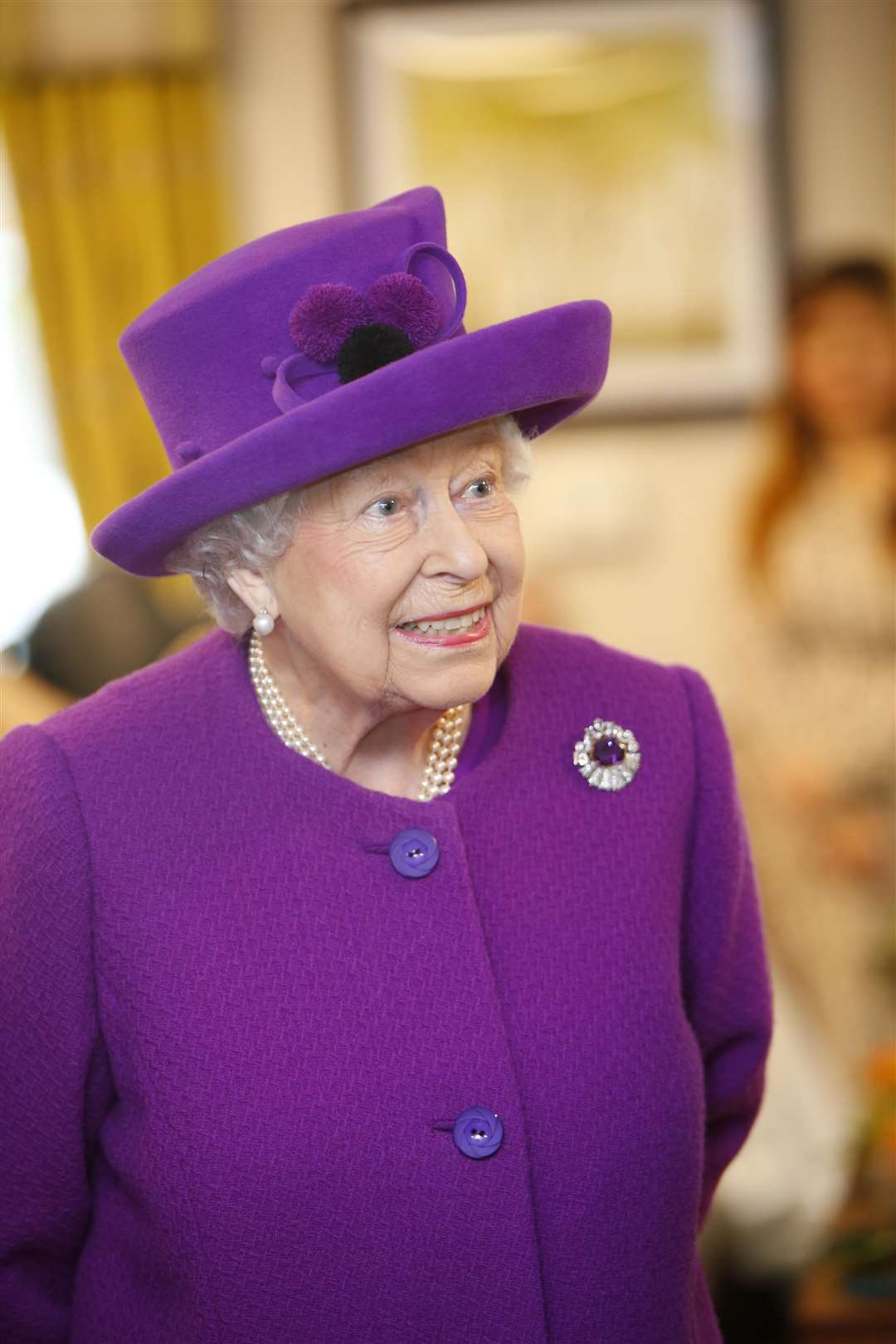 Her Majesty The Queen visits Appleton Lodge to officially open the building. Picture: Andy Jones